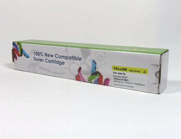 Image of DATA DIRECT Kyocera 406 Toner Yellow Compatible TK5215Y