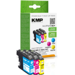 KMP B63V inktcartridge 3 stuk(s) Compatibel Hoog (XL) rendement Cyaan, Magenta, Geel