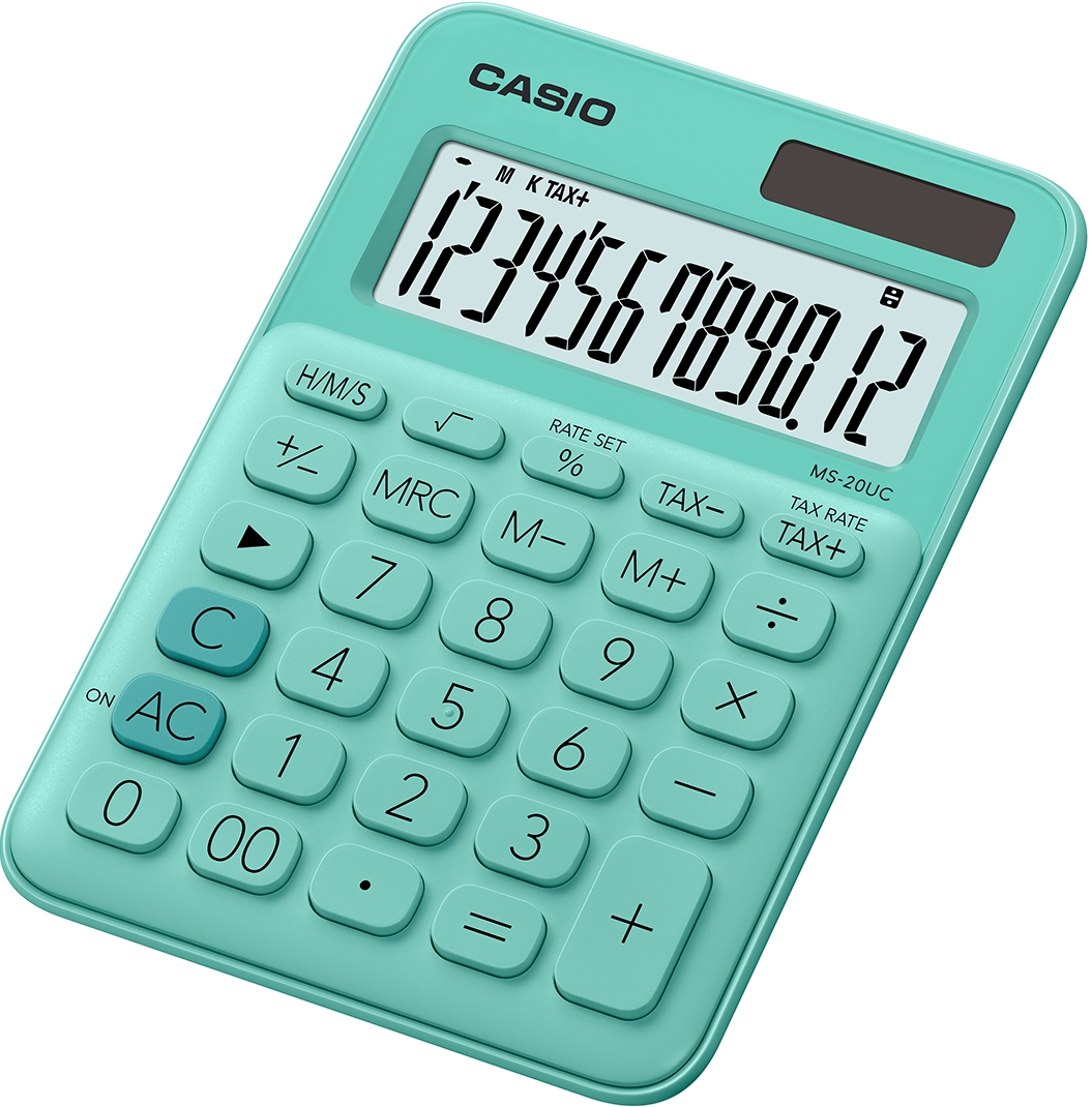 Image of Casio MS-20UC-GN calculator Desktop Basic Green