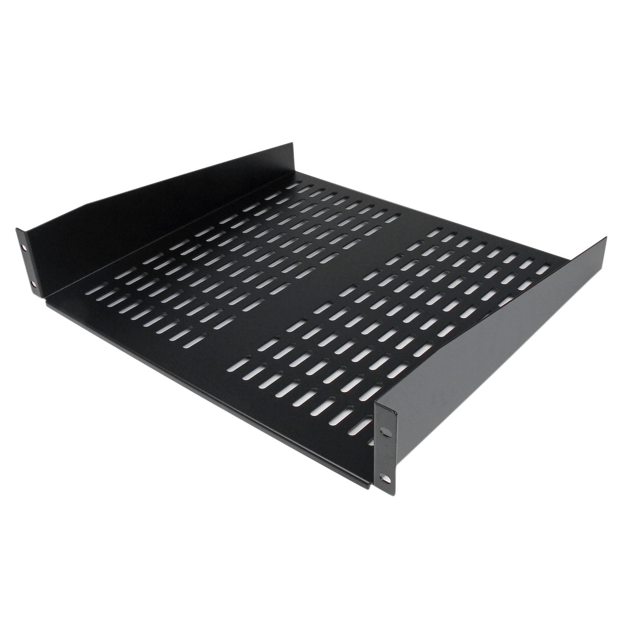 Image of StarTech.com 2U Server Rack Shelf - Universal Vented Rack Mount...