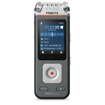 Philips Voice Tracer DVT7110/00 dictaphone Flash card Anthracite, Chrome