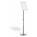 Durable 479823 sign holder/information stand A4 Aluminium, Plastic, Steel Silver