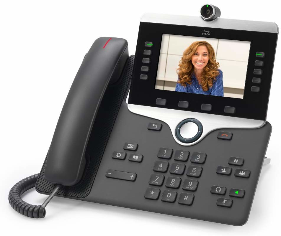 Image of Cisco 8845 IP phone Black LCD