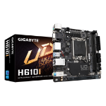 GIGABYTE H610I Motherboard - Supports Intel Core 14th CPUs, 4+1+1 Hybrid Digital VRM, up to 5600MHz DDR5, 1xPCIe 3.0 M.2, GbE LAN, USB 3.2 Gen 1