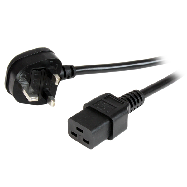 Image of StarTech.com 6ft (2m) UK Computer Power Cable, 16AWG, BS 1363 to...