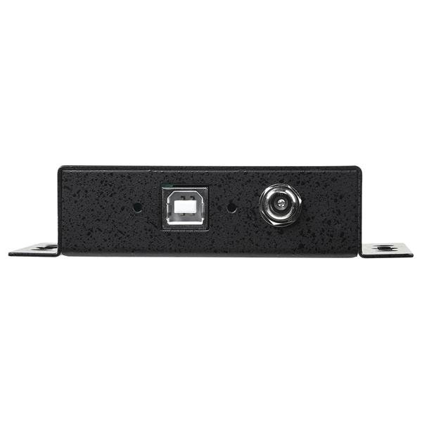 StarTech.com 2 Port Industrial Wall Mountable USB to Serial Adapter Hub with DIN Rail Clips