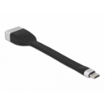 DeLOCK 86731 video cable adapter 0.135 m USB Type-C DisplayPort Black, Silver