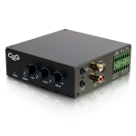 C2G 25/70V 50W Audio Amplifier - Plenum Rated