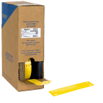 Brady BM-15X75-7598-YL cable marker Yellow Polyester 250 pc(s)