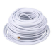 Monoprice RG6/RG6, 30.48 m coaxial cable 1200" (30.5 m) White