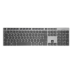 Deltaco TB-802 keyboard Home RF Wireless + USB QWERTY Grey