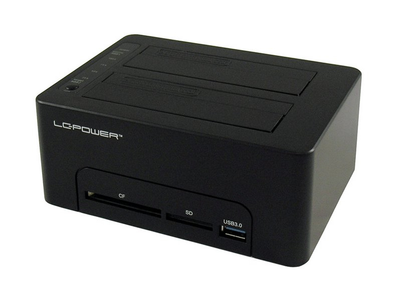 Image of LC-Power LC-DOCK-U3-CR storage drive docking station USB 3.2 Gen 1...