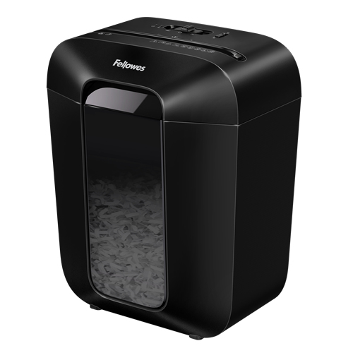 Image of Fellowes Powershred LX45 paper shredder Cross shredding Black
