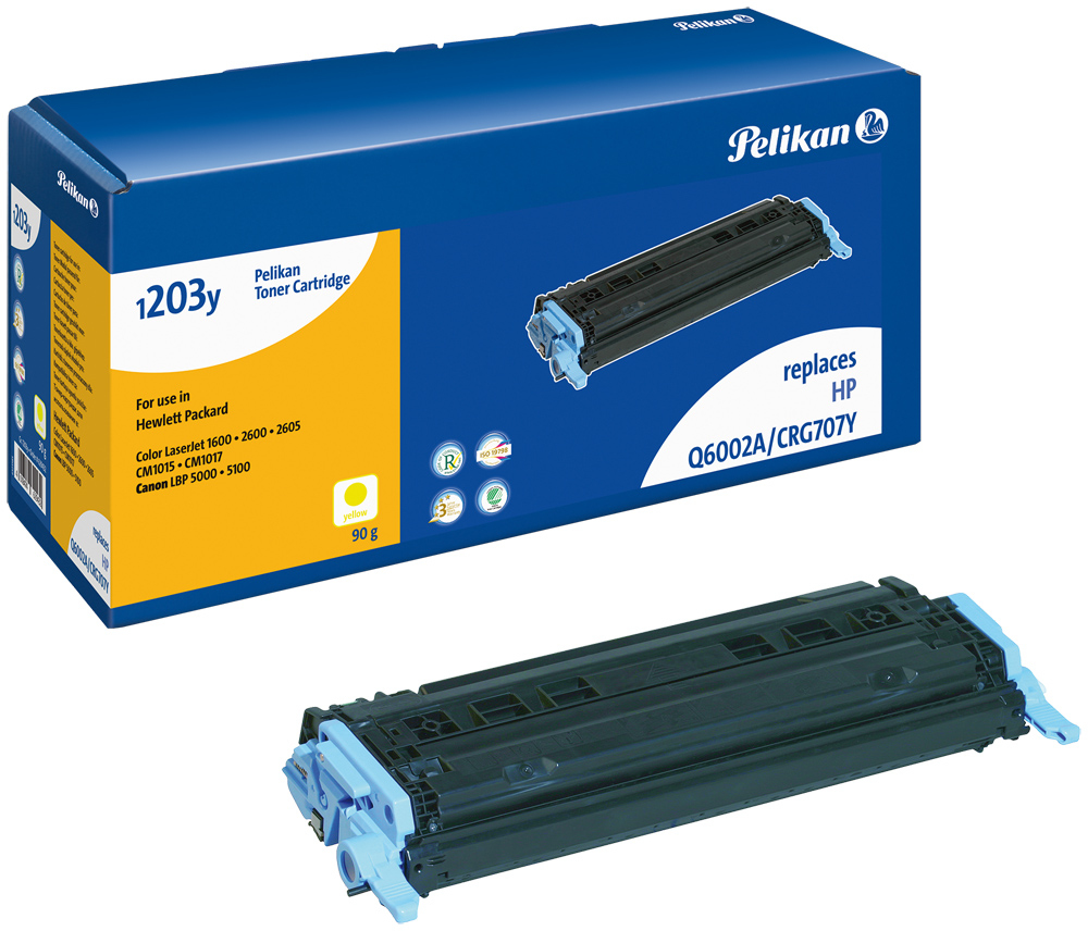 Image of Pelikan 629432/1203Y Toner cartridge yellow, 1x3.55K pages/5% 110...