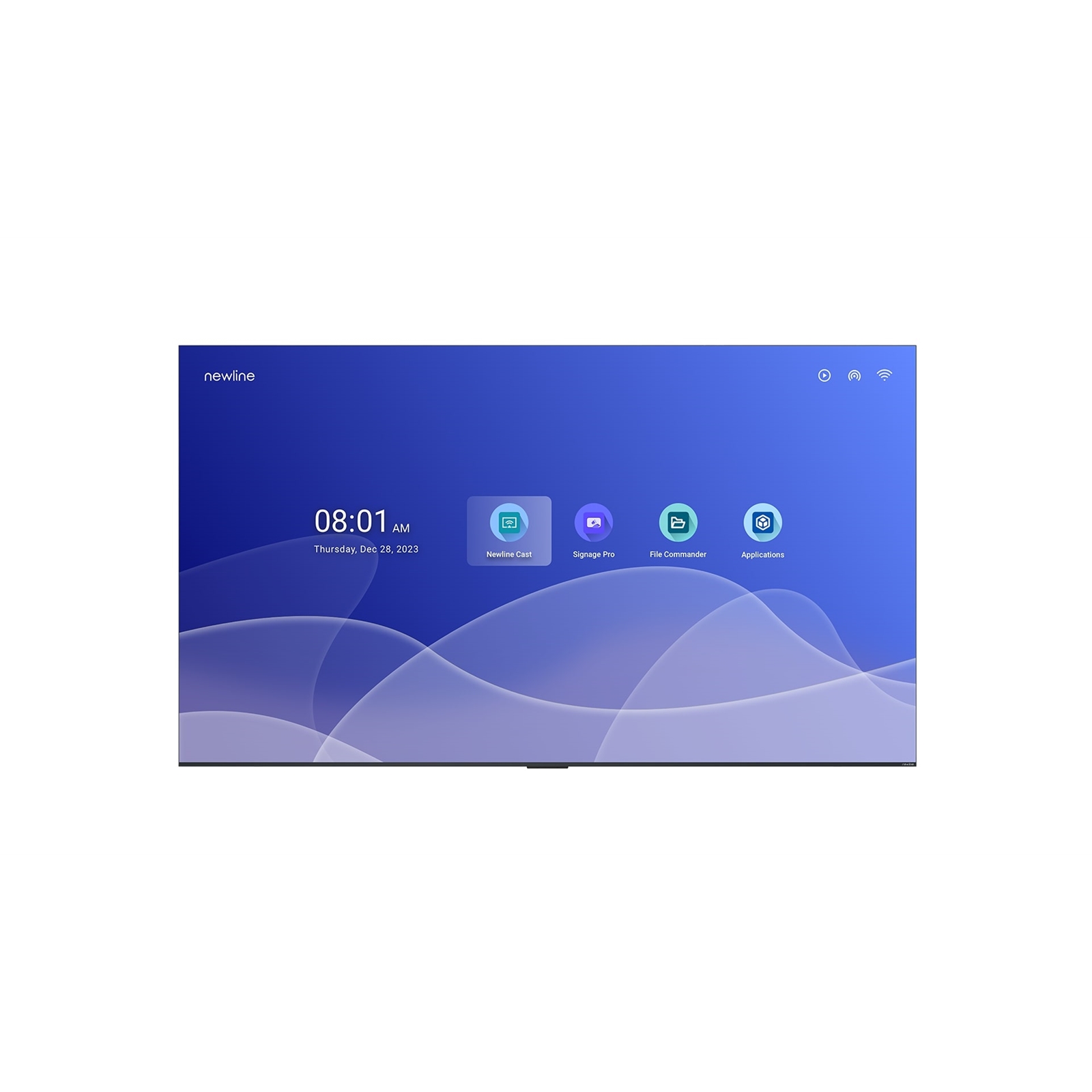 NEWLINE STV-8524+ 85" STV+ Series. 4K. Android 14. Cast+. Digital