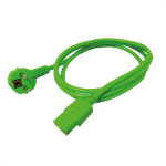 ROLINE 19.08.1013 power cable Green 1.8 m CEE7/7 C13 coupler