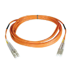 Tripp Lite N520-01M fiber optic cable 39.4" (1 m) LC OM2 Orange