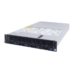Gigabyte G242-Z12 Socket SP3 Rack (2U) Zwart, Grijs