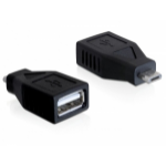 DeLOCK 65296 cable gender changer USB 2.0-A USB Micro-B Black