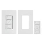 Lutron P-PKG1W-WH dimmers Built-in Dimmer White
