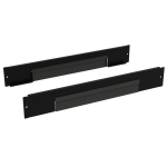 Minkels Set van 2 stuks 800mm Sokkelplint met borstelstrip, 100mm