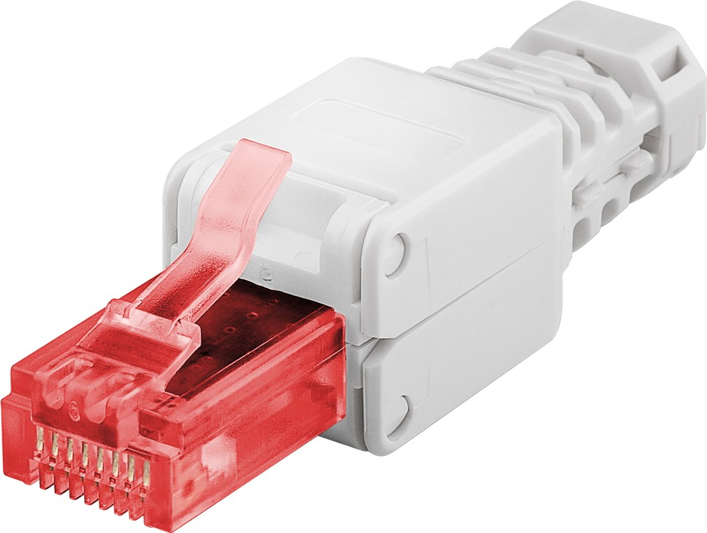 Image of Goobay Tool-free RJ45 Network Plug CAT 6 UTP Unshielded