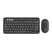 Logitech Pebble 2 Combo keyboard Mouse included Universal RF Wireless + Bluetooth QWERTY English Graphite