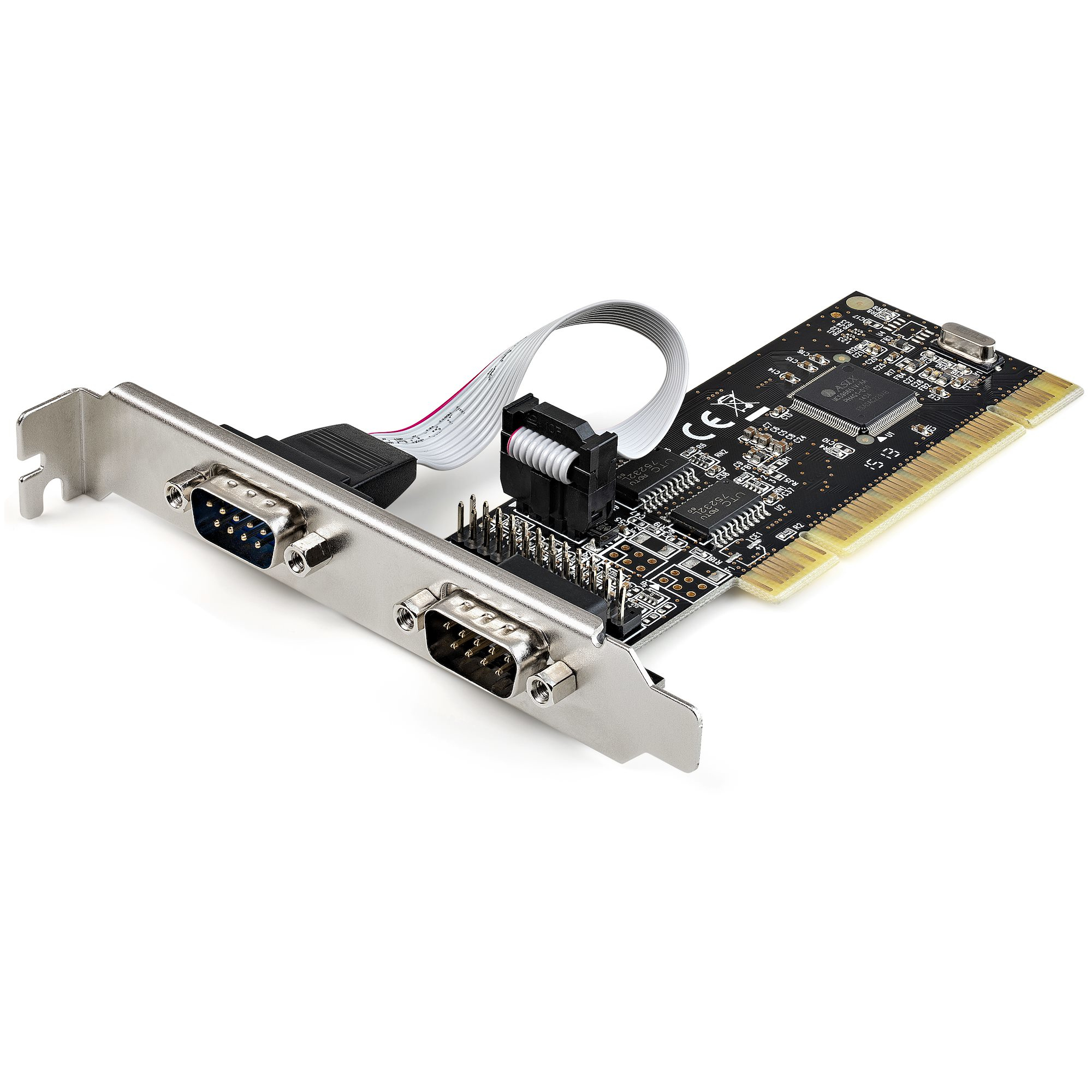 Image of StarTech.com PCI Serial Parallel Combo Card with Dual Serial RS232...