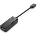 HP USB-C to DP Adapter USB-grafikadapter Svart