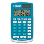 Texas Instruments TI 106-II calculator Pocket Basic Blue, White