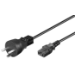 Microconnect PE120418 power cable Black 1.8 m Power plug type K C13 coupler