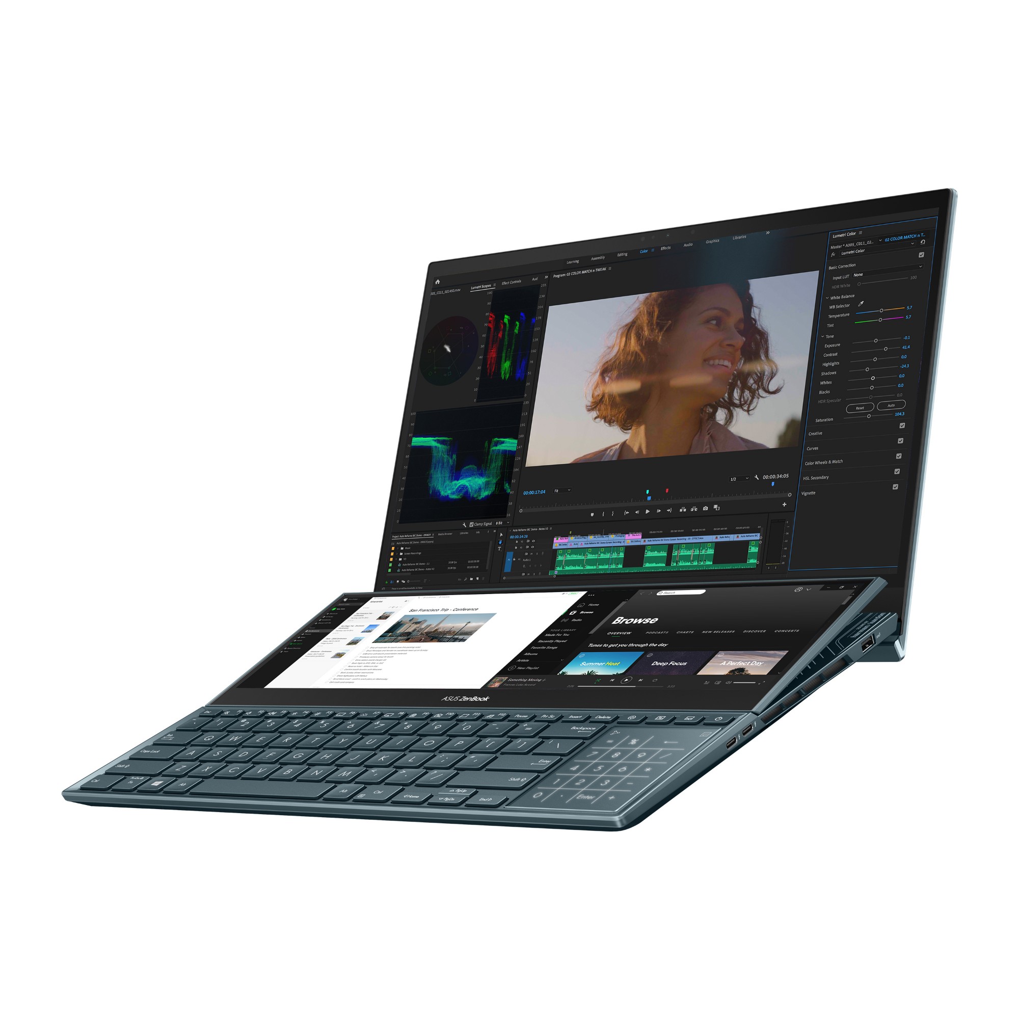 Photos - Laptop Asus Zenbook Pro Duo 15 OLED UX582HS-H2010W Intel® Core™ i9 i9-11900H 