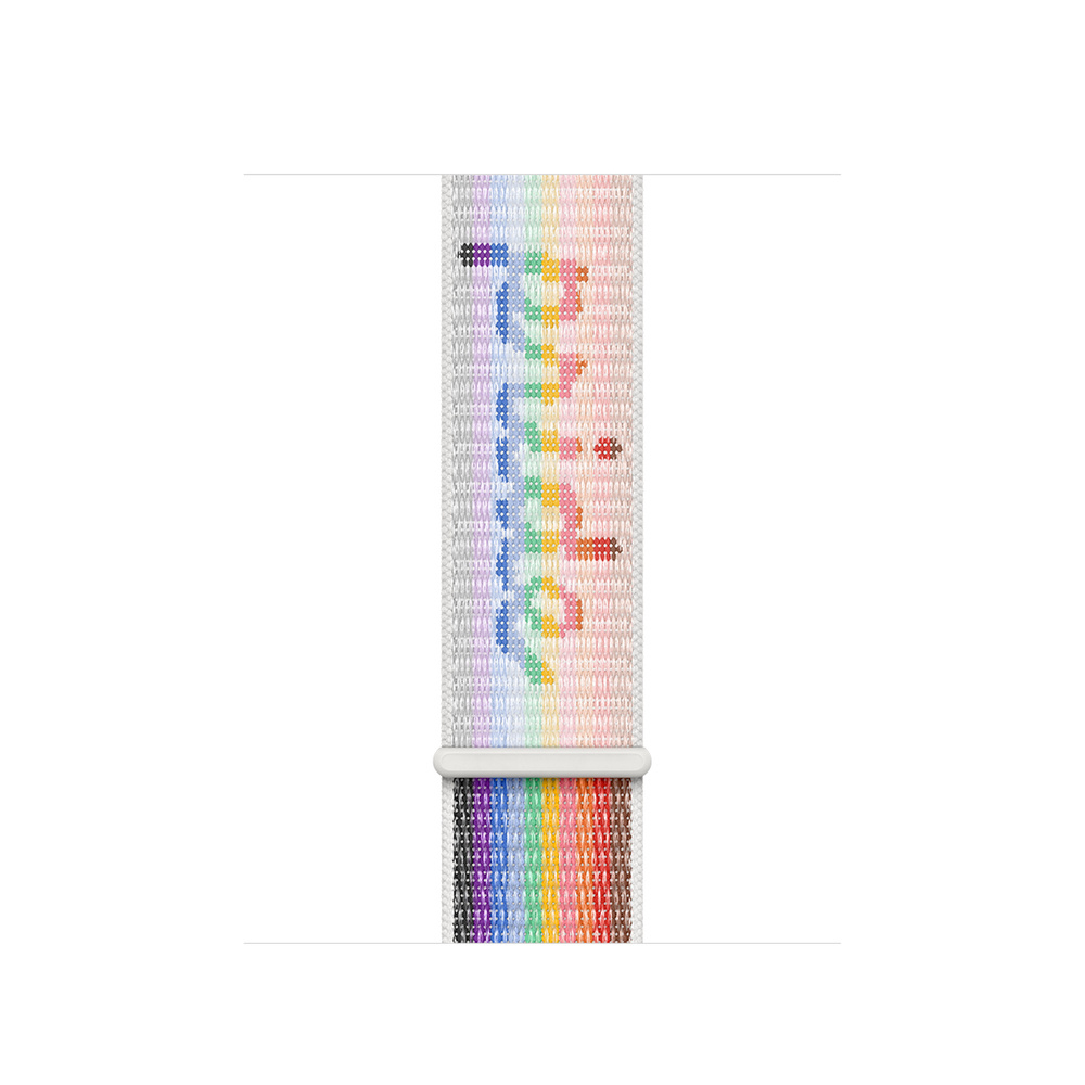 Photos - Smartwatch Band / Strap Apple Pride Edition Band Multicolour Nylon MN6K3ZM/A 