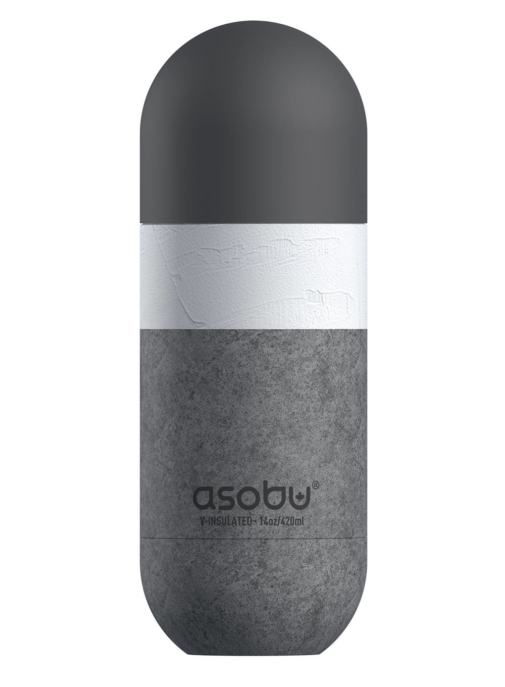 Image of Asobu Orb - 420 ml - Daily usage - Grey - Stainless steel - Adult...