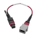 Tripp Lite N846-08N-A2B InfiniBand/fibre optic cable 7.87" (0.2 m) MTP OFNP Magenta