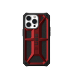 Urban Armor Gear Monarch mobile phone case 15.5 cm (6.1") Cover Black, Red