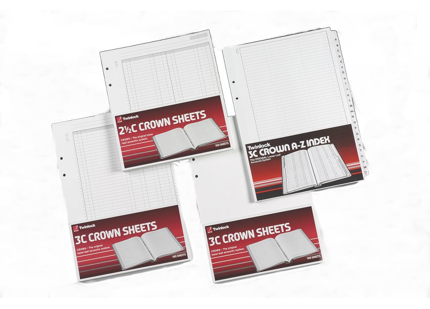 Rexel Twinlock Crown 3C Refills accounting form/book