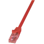 LogiLink Cat.6 U/UTP, 0.5m networking cable Red Cat6 U/UTP (UTP)