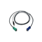 iogear USB 6 Ft KVM cable 1.8 m Black