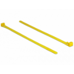 DeLOCK 18759 cable tie Releasable cable tie Nylon Yellow 100 pc(s)