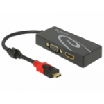 DeLOCK 87730 USB graphics adapter 3840 x 2160 pixels Black