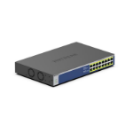 NETGEAR GS516PP Unmanaged Gigabit Ethernet (10/100/1000) Power over Ethernet (PoE) 1U Blue, Gray