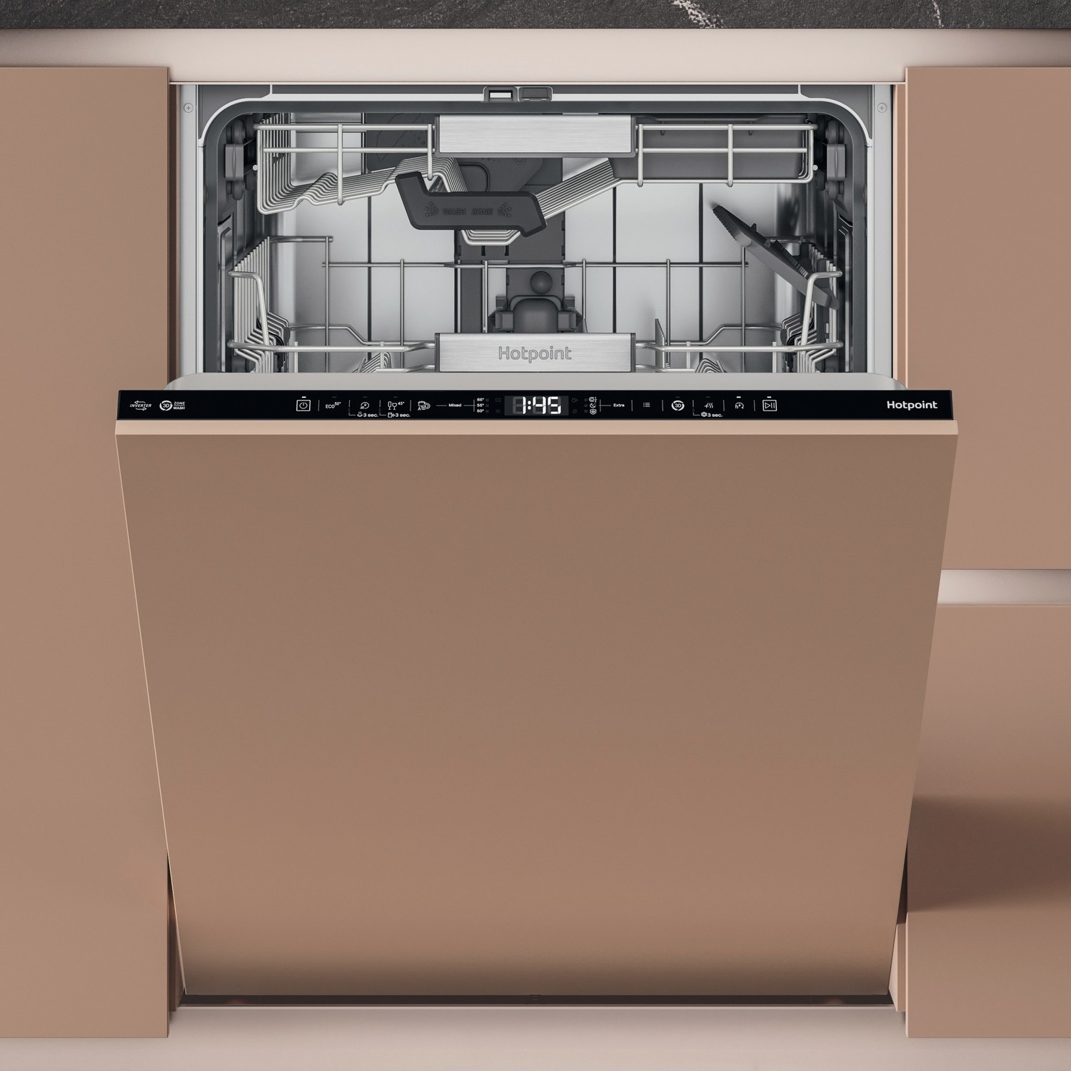 Photos - Integrated Dishwasher Hotpoint-Ariston HOTPOINT Hydroforce 14 Place Settings Fully  H8IHT59L 
