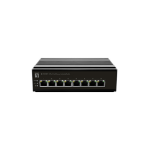 LevelOne 8-Port Fast Ethernet Industrial Switch, DIN-Rail, -40Â°C to 75Â°C