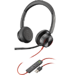 POLY Blackwire 8225 Headset Wired Head-band Office/Call center USB Type-A Black