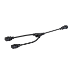 Monoprice 35117 power cable Black 23.6" (0.6 m) C20 coupler 2 x C19 coupler