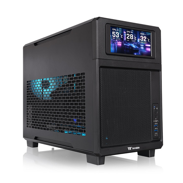 EU Product - Geh Thermaltake TR200  Mini Tower                      Black retail