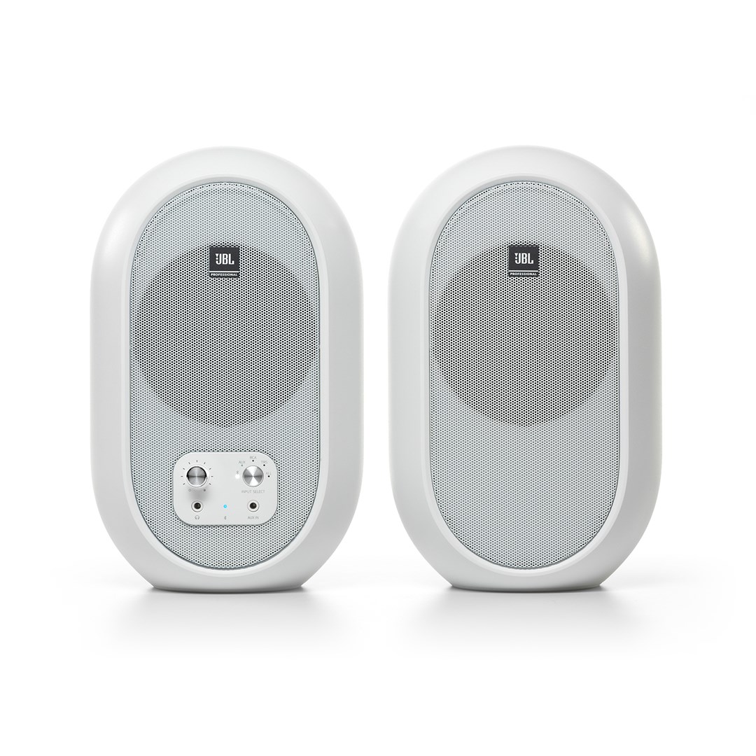 JBL 104 Set-BT White - coaxial monitors with Bluetooth, white
