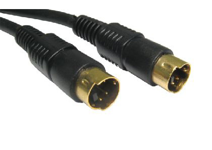 Cables Direct 2VV-10 S-video cable 10 m Black