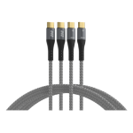 EFB Elektronik USB-CC-00005 USB-kabel USB 2.0 1 m USB C Zwart, Grijs